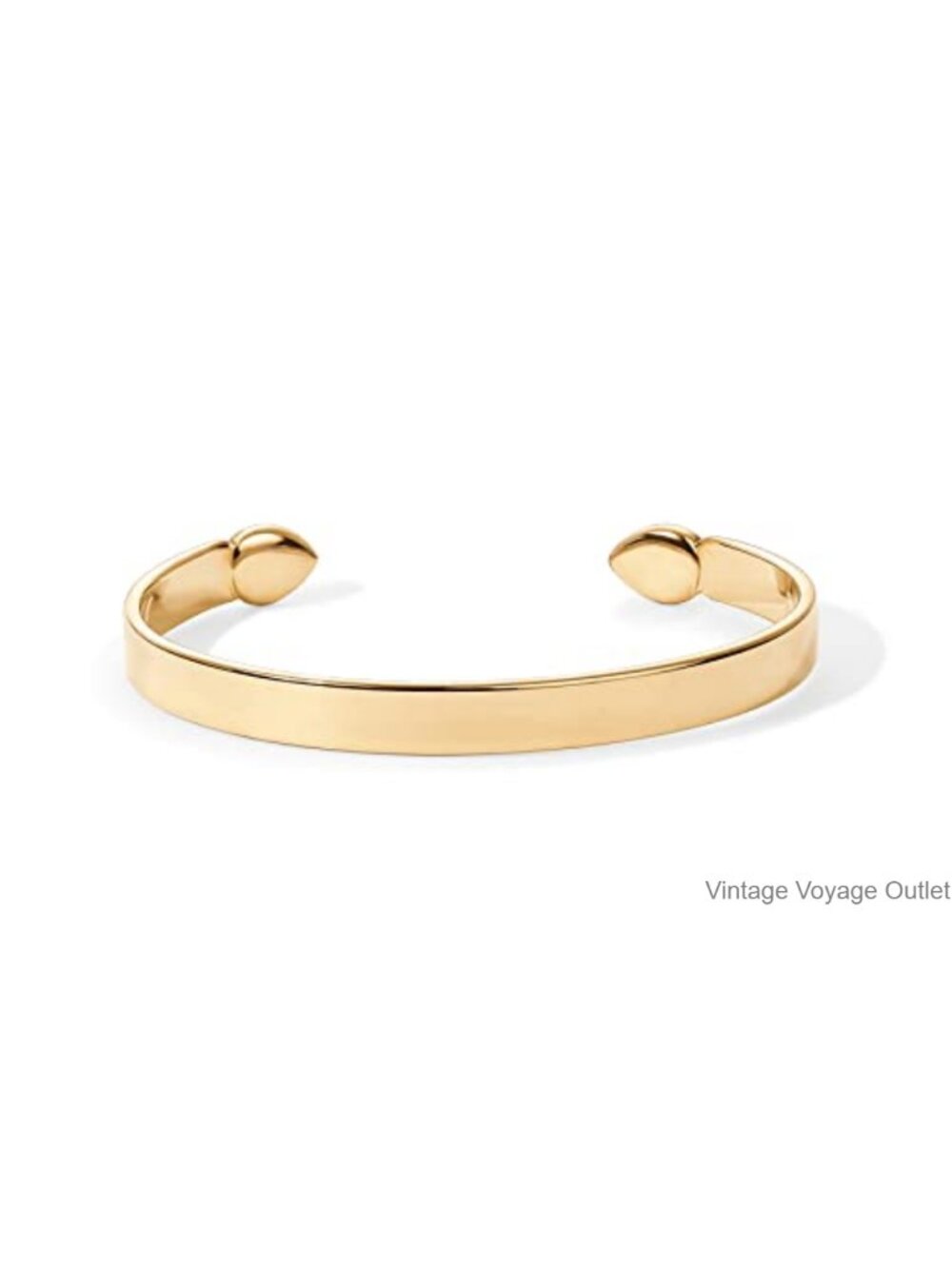 14K Gold Plated Mantra Cuff Bangle Bracelet Waterproof